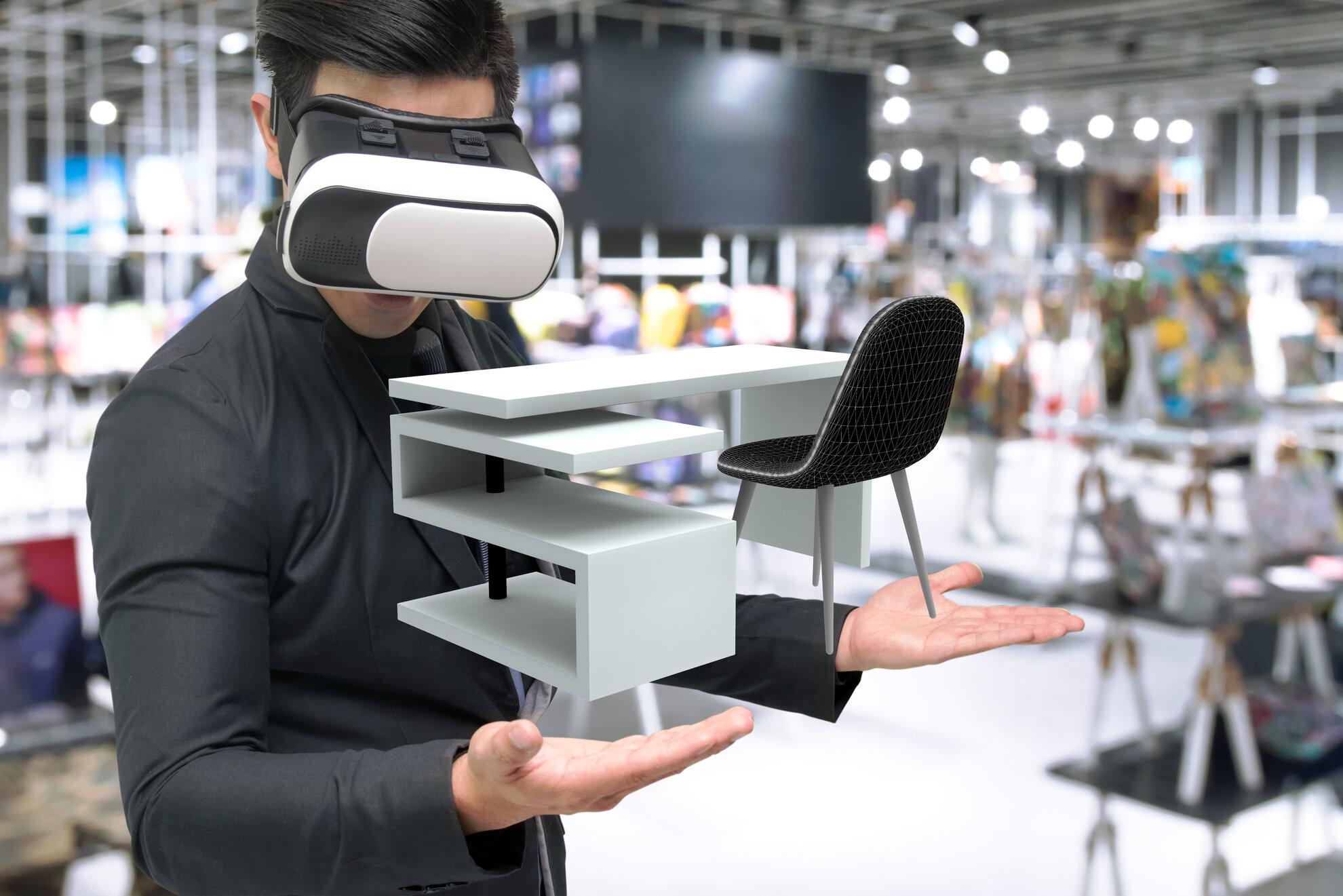 Produktpräsentation m Einzelhandel: Virtuelle Realität und Augmented Reality